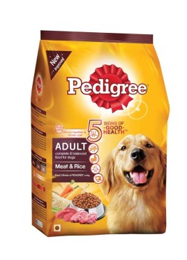 Pedigree Adult Dog Food Meat & Rice  - 1 Kg